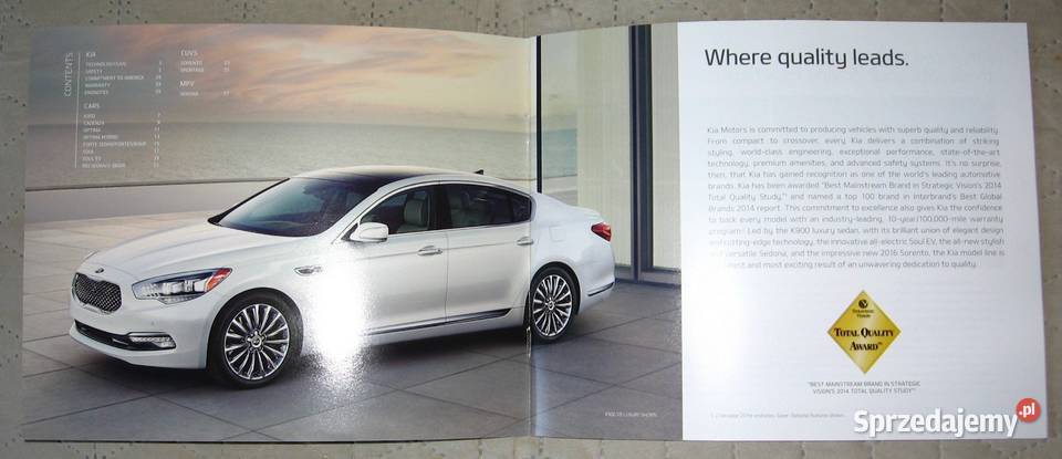 KIA 2015 Full Line prospekt katalog sprzedam