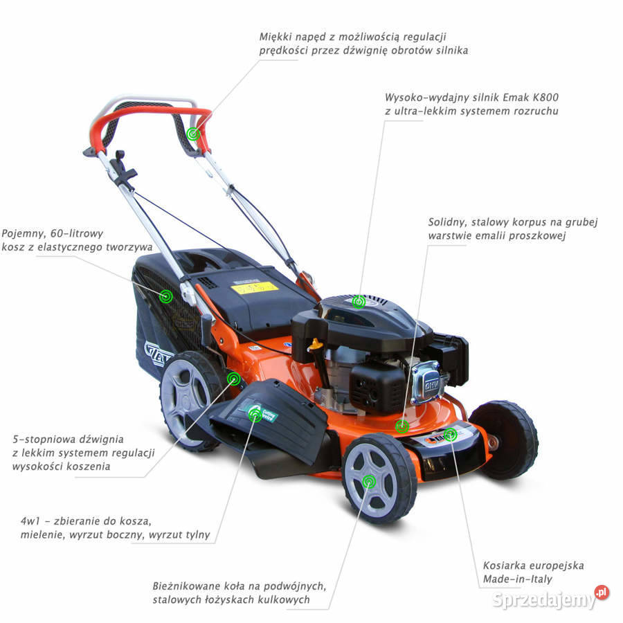 OLEO MAC GV 53 TK ALLROAD 4 KOSIARKA SPALINOWA Opalenica