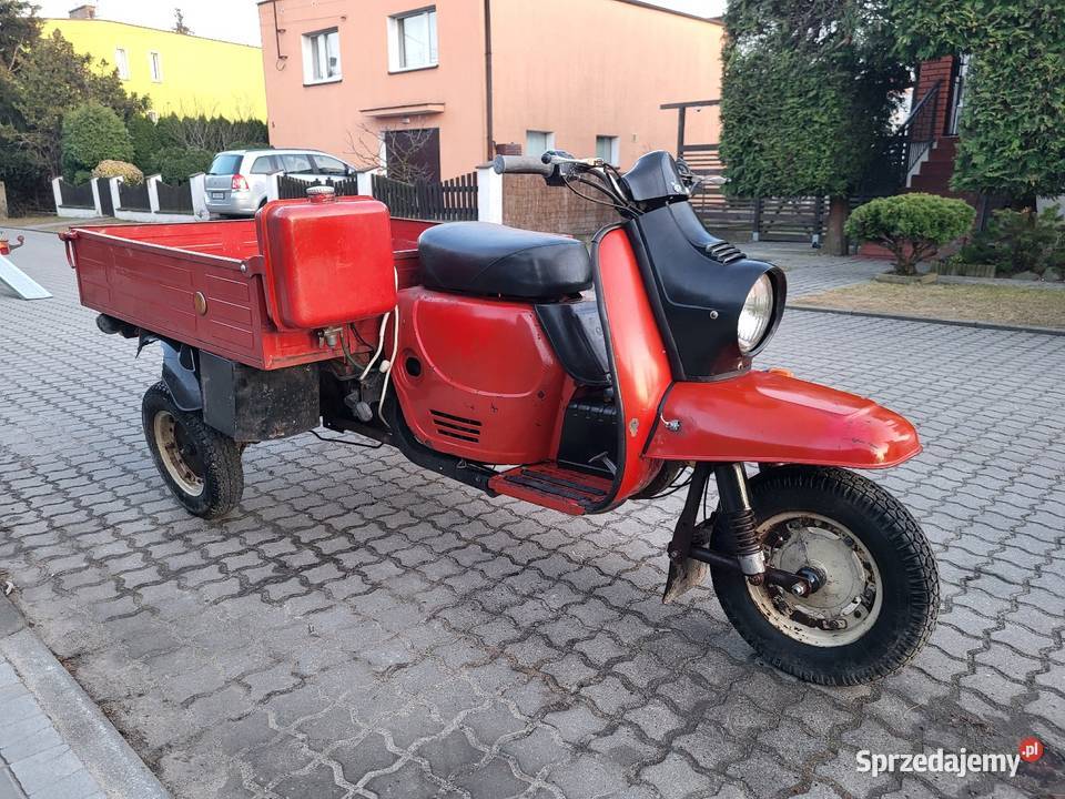 Tuła murawiej 2m trójkołowiec trajka Rok produkcji 1985 Pozostałe Mogilno