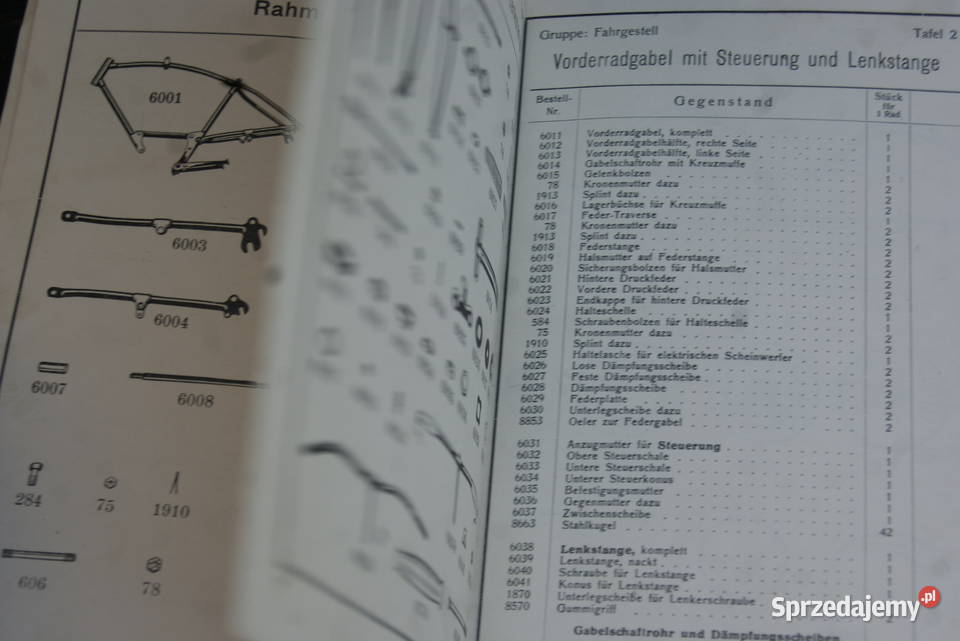 DKW E200 DKW 206 KATALOG CZĘŚĆI Rybnik