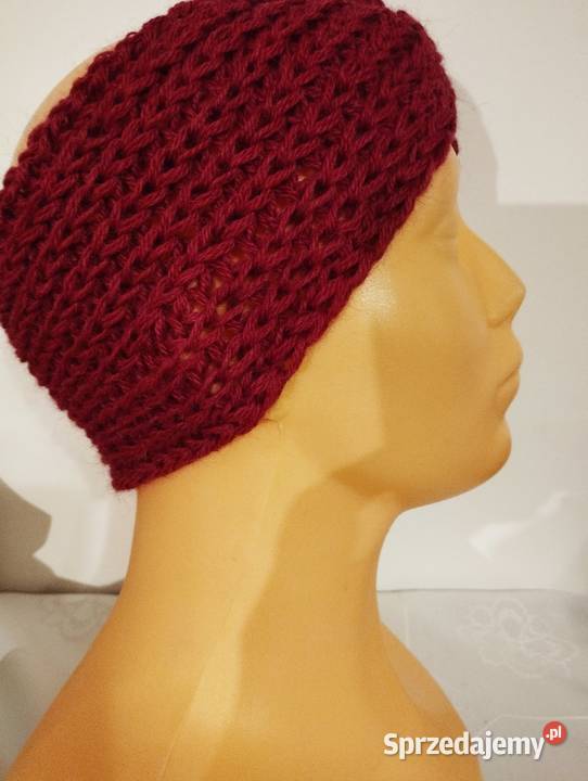 Amarantowa opaska 100 alpaka warmińsko-mazurskie Olsztyn sprzedam