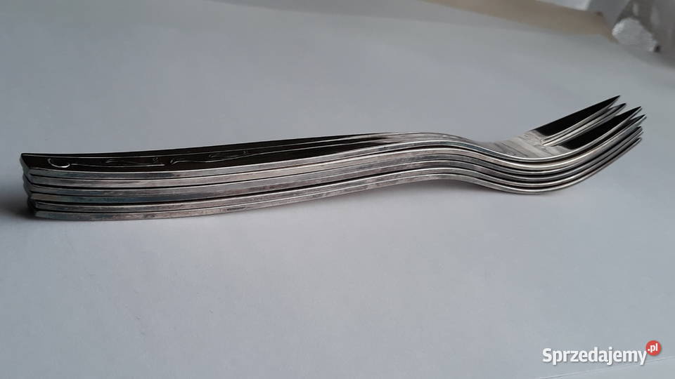 Posrebrzane widelce serwingowe do serwowania śląskie Dąbrowa Górnicza