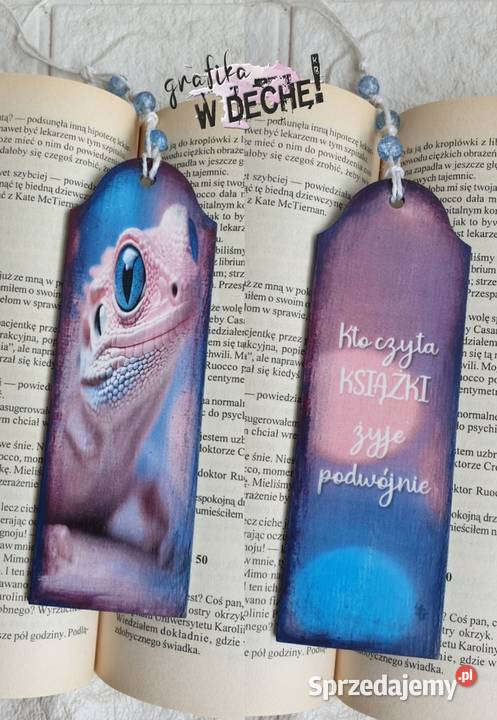 Zakładka do książki zwierzęta sowa kot decoupage Kraków sprzedam