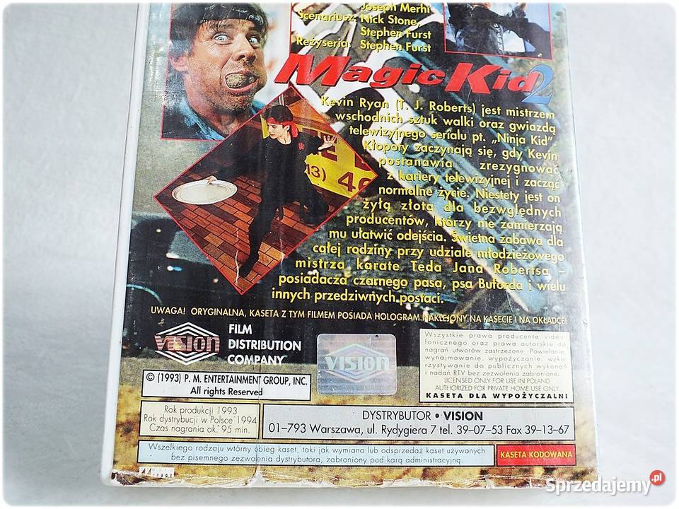 Kaseta VHS Niesamowite Dzieciaki Magic Kid Film Żary sprzedam