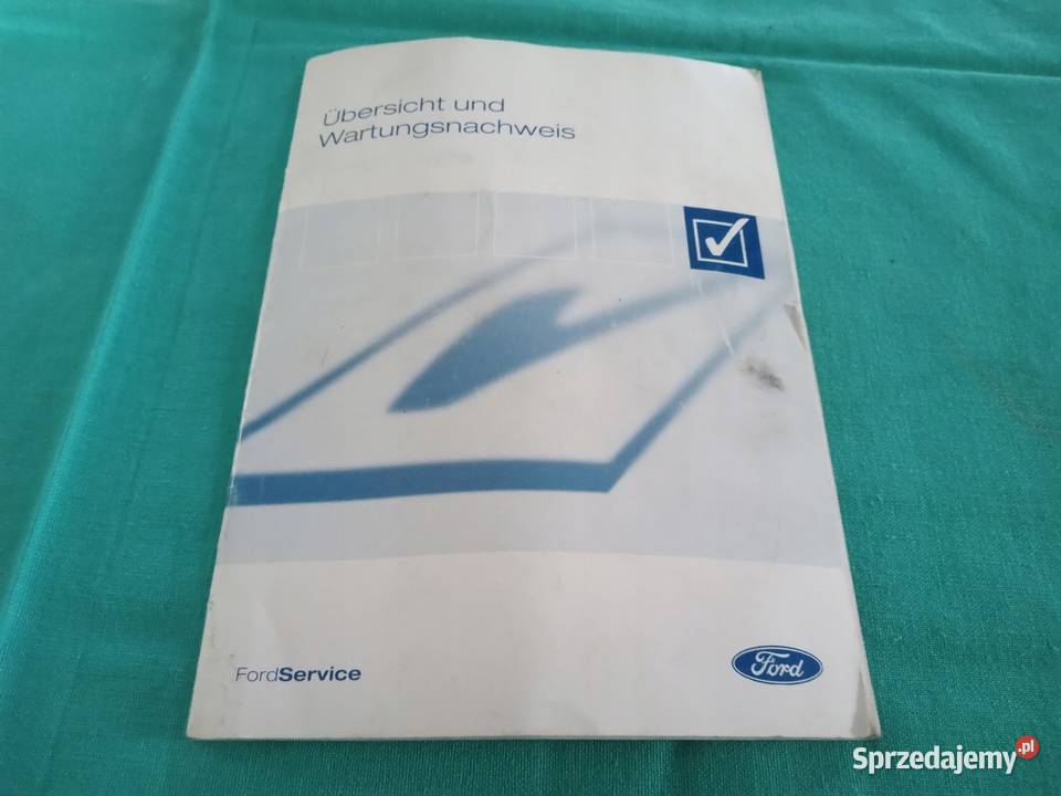 Ford 2004 Książka Gwarancyjna Serwisowa bez Łódź
