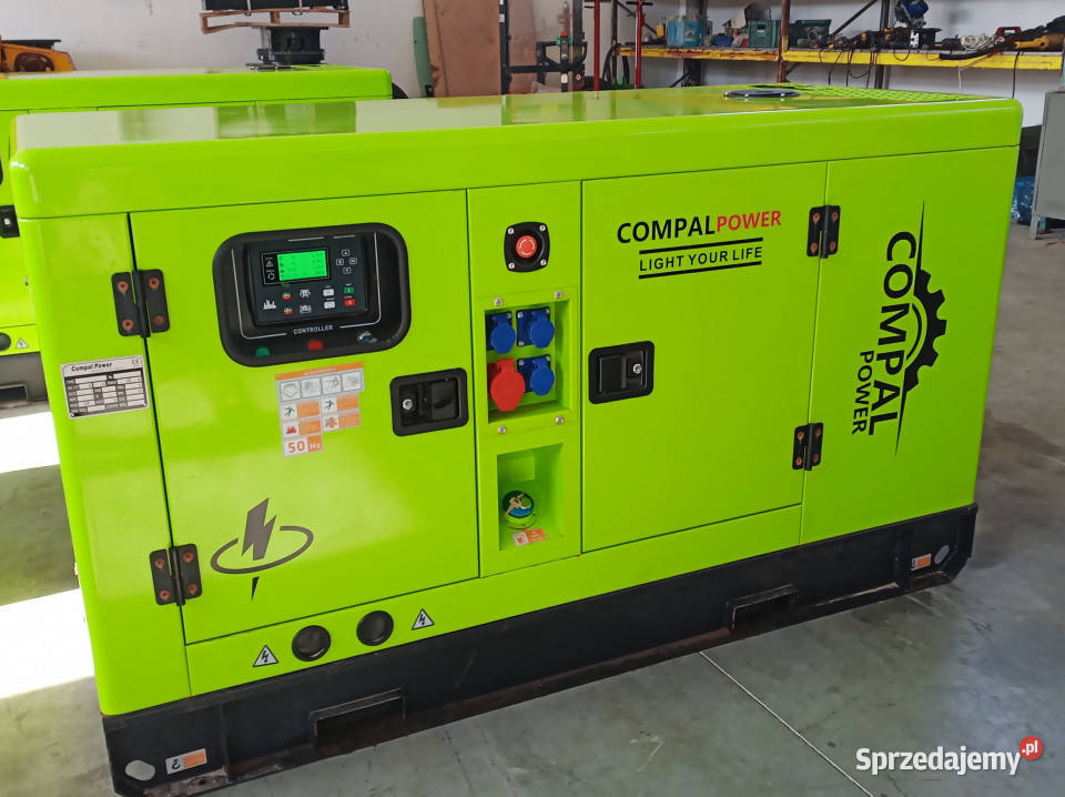 Agregat prądotwórczy COMPAL POWER 30 kW AVR ATS świętokrzyskie Łojowice