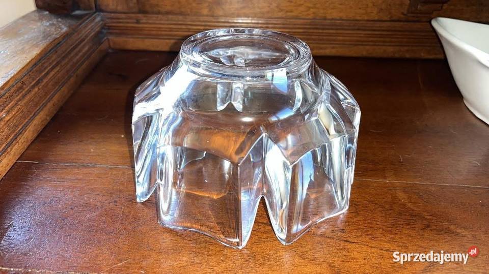 Patera ORREFORS kryształowa miska CORONA Projekt pomorskie Gdańsk