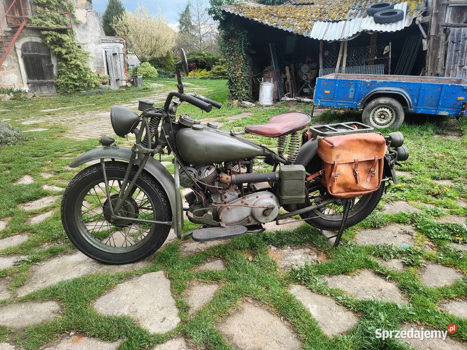 Indian 741B Scout Wczesny model z 1942 r SPRAWNY