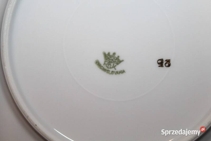 Komplet 6ciu talerzyków Rudolf Kmpf Grnlas Porcelana i szkło Szczecin