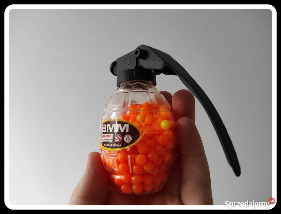Kulki do pistoleti 6 mm plastikowe granat