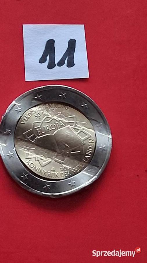 Holandia 2 Euro 2007 moneta obiegowa DESTRUKT Kołobrzeg sprzedam