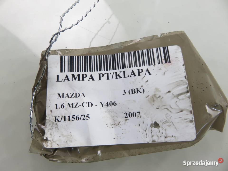 LAMPA PRAWA TYLNA KLAPA MAZDA 3 BK P2913 sprzedam