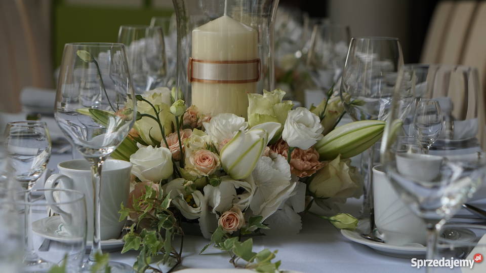 Dekoracje ślubne weselne kościoły bukiety śłubne pomorskie