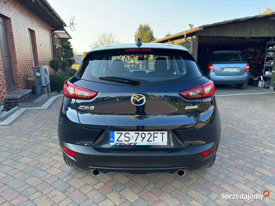 MAZDA CX3 POLSKI SALON BEZWYPADKOWA Z HISTORIĄ kurtyny powietrzne