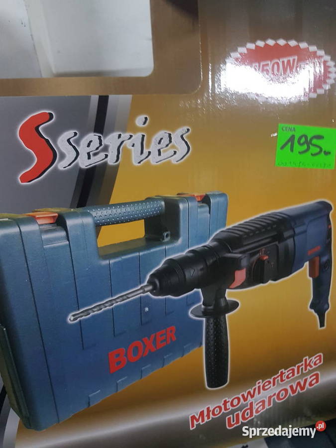 MŁOTOWIERTARKA BOXER UDAR SDS FUTERKO 3150W sprzedam