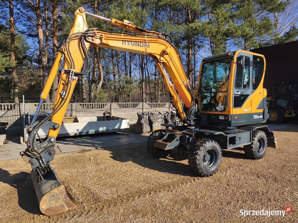 Koparka kołowa Hyundai 55 W 900 mtg krajowa Konopiska sprzedam