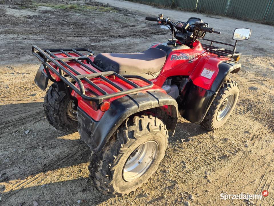 HONDA Foreman S QUAD ATV 4x4 TRX450S 2000 model 1431km mazowieckie Nieporęt