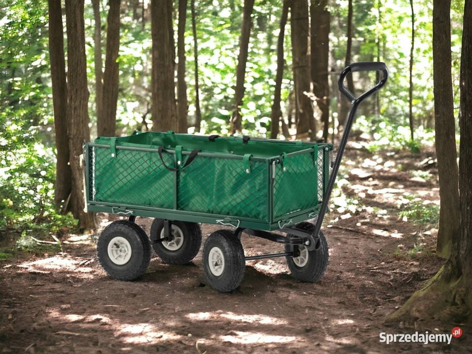 Duży wielofunkcyjny wózek ogrodowy przyczepka do sprzedam