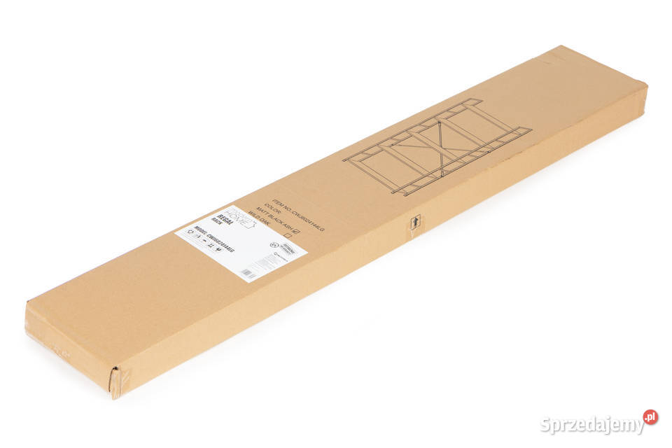 Regał drewniany szeroki nowoczesny LOFT 5 półek Regały opolskie