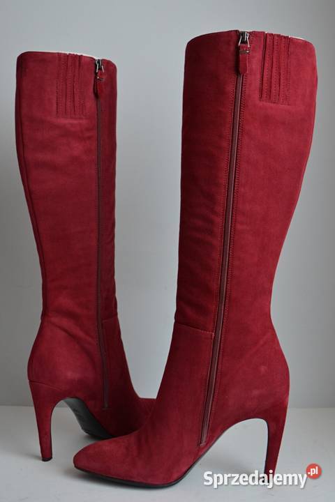 BURGUNDOWA POEZJA kozaki Via Spiga Bethany do podlaskie Białystok