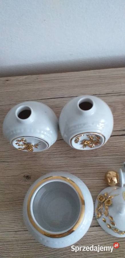 Porcelanowe pojemniczki prl Przedbórz