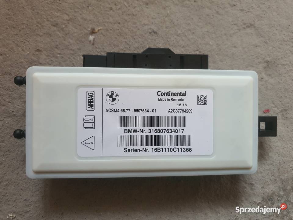 Sterownik poduszek BMW F10 F11 F01 F30 ACSM warmińsko-mazurskie Ełk