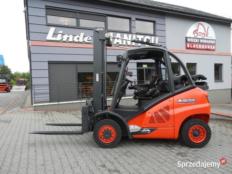 Gazowy wózek widłowy Linde H40T02 Duplex osprzęt małopolskie Mogilany