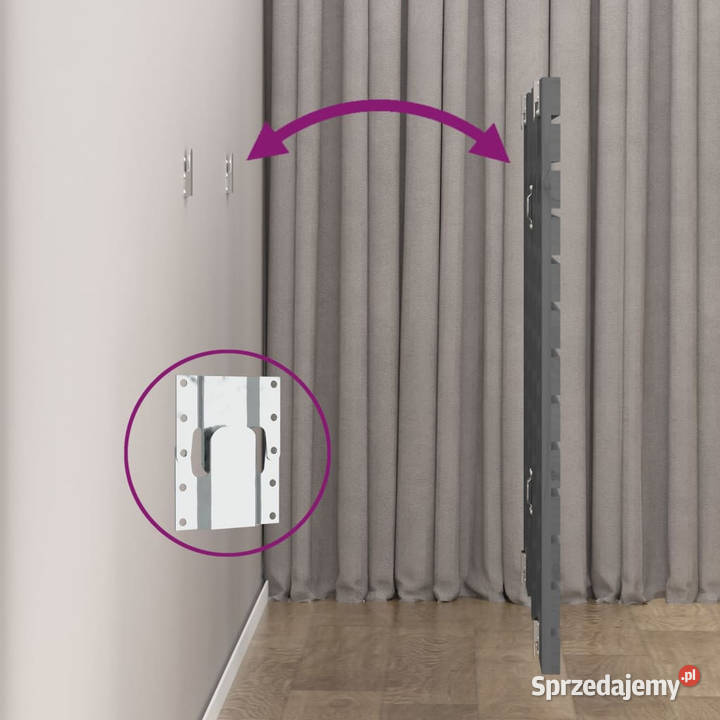 Wezgłowie łóżka szare 81x3x915 lite drewno mazowieckie Warszawa sprzedam