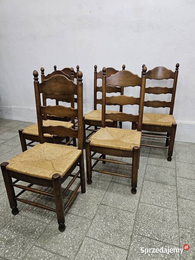 Stylowa jadalnia z Francji komoda witryna stół 6 małopolskie Nowy Sącz