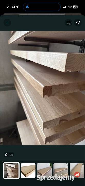 Stopnie bukowe trepy schody 100x30x35 dostępne Libusza