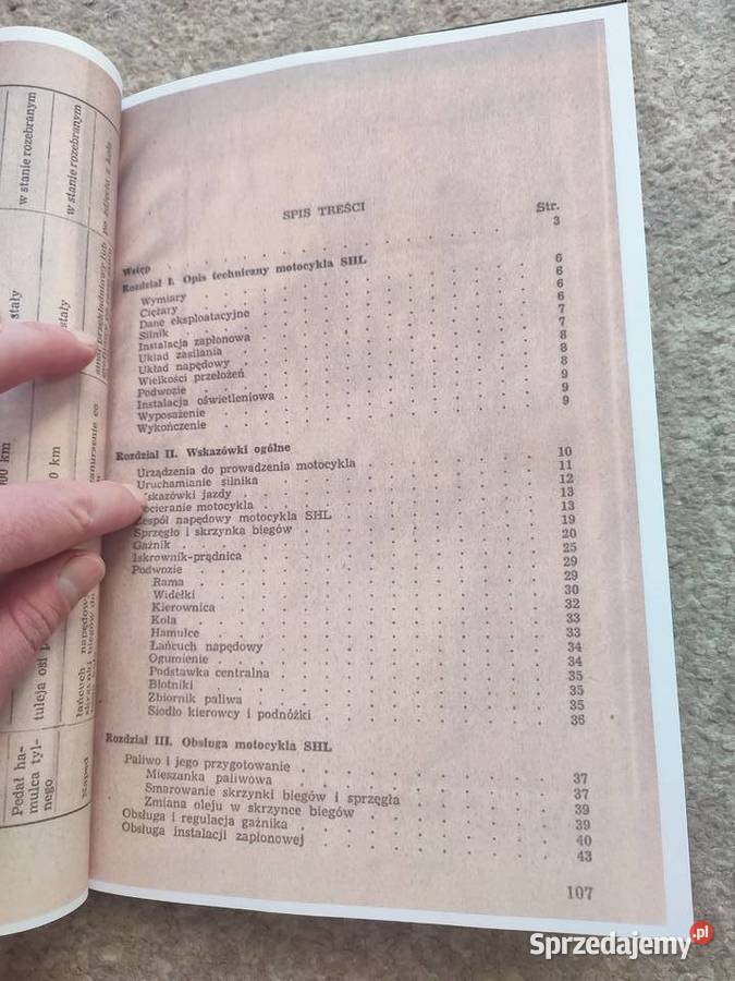 Książka instrukcja obsługi SHL125 m04 hobby, kolekcjonerstwo Warszawa