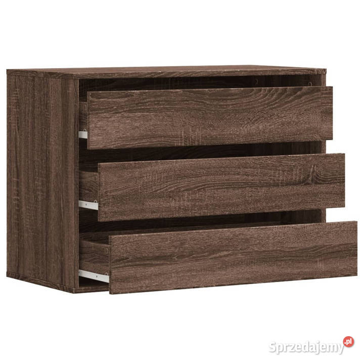Komoda brązowy dąb 80x41x58 materiał Warszawa