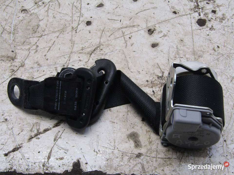 PAS BEZPIECZEŃSTWA LEWY TYŁ TYLNY TOYOTA AYGO C1 osobowe sprzedam