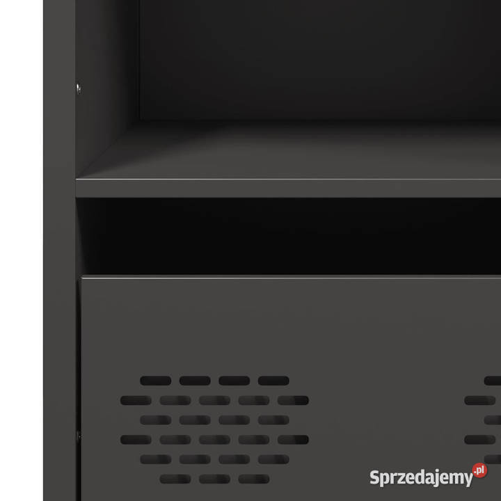 Szafka czarna 68x39x1035 stal WM851406 Pozostałe Warszawa