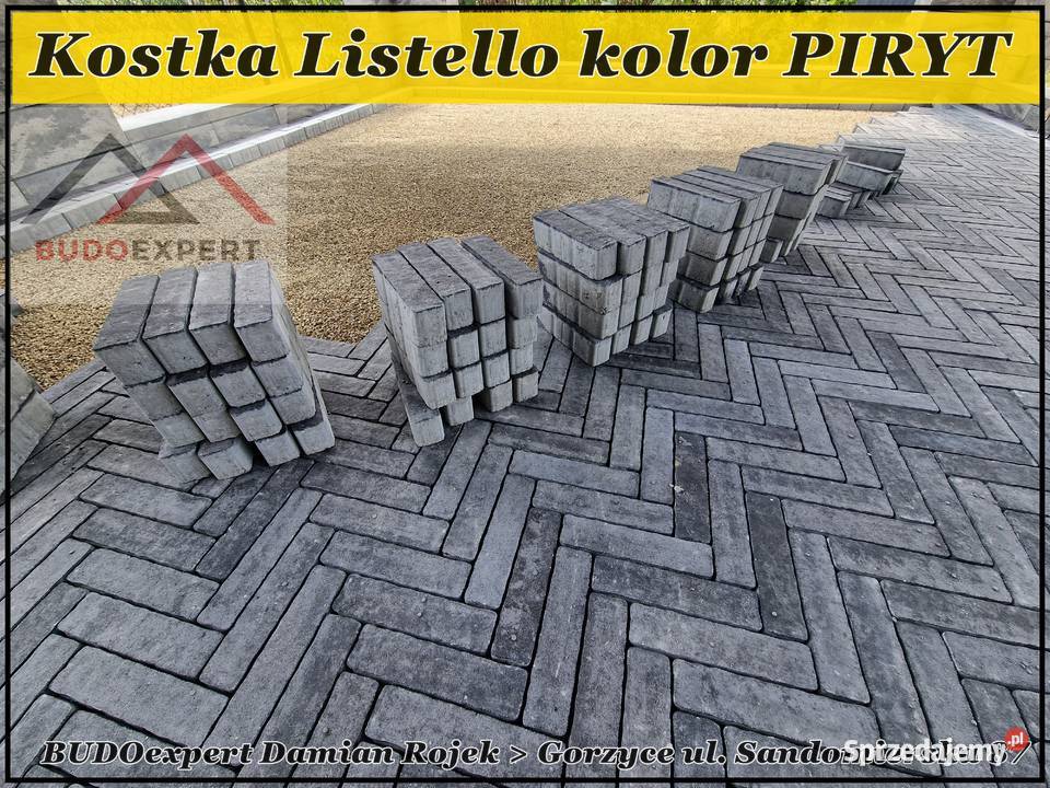 Kostka brukowa Forbet LISTELLO 6 Piryt Silver