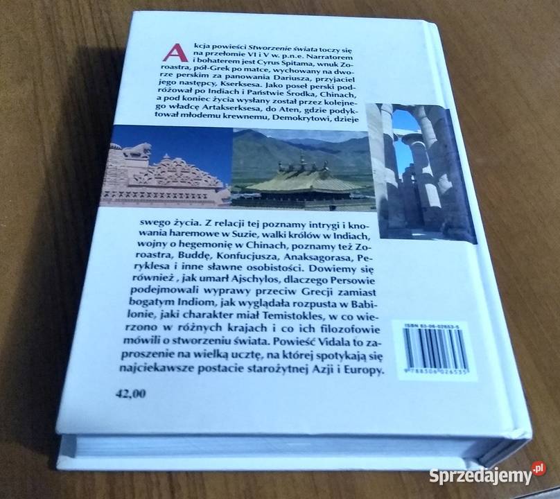 Stworzenie świata Gore Vidal twarda 1997 Gdańsk