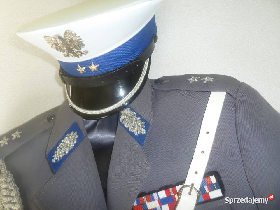Mundur Młodszego Oficera Milicja epoka PRL Rzepiennik Marciszewski