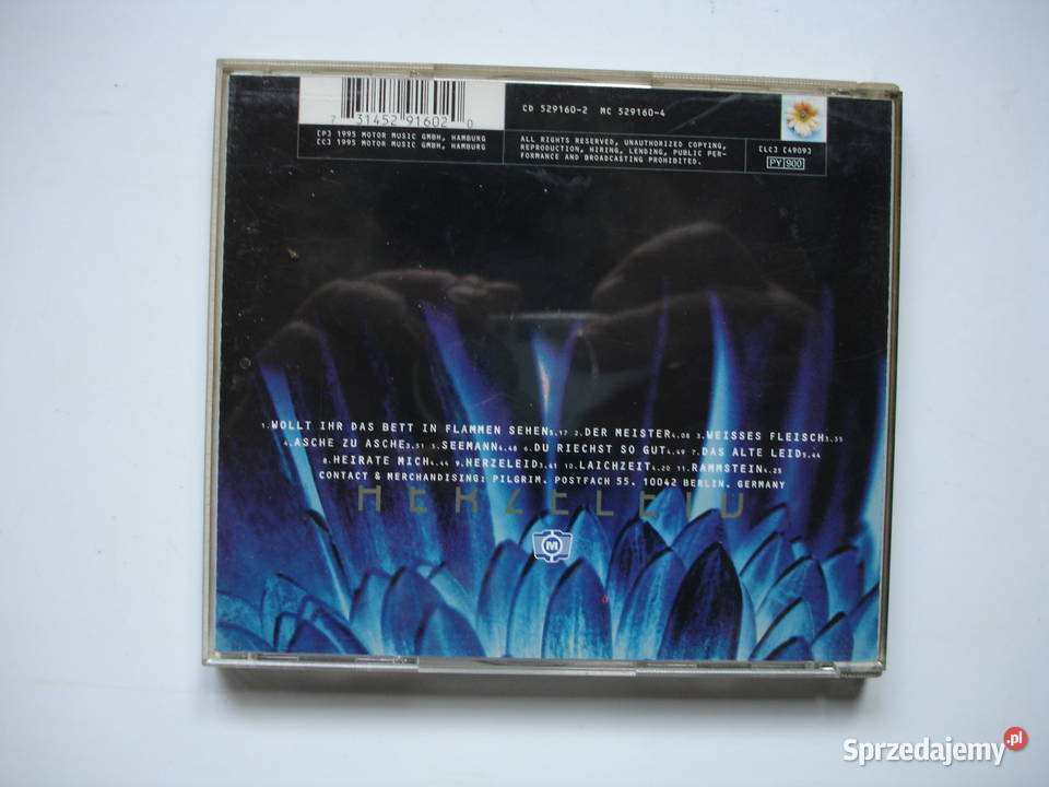 RAMMSTEIN płyta CD Zielona Góra