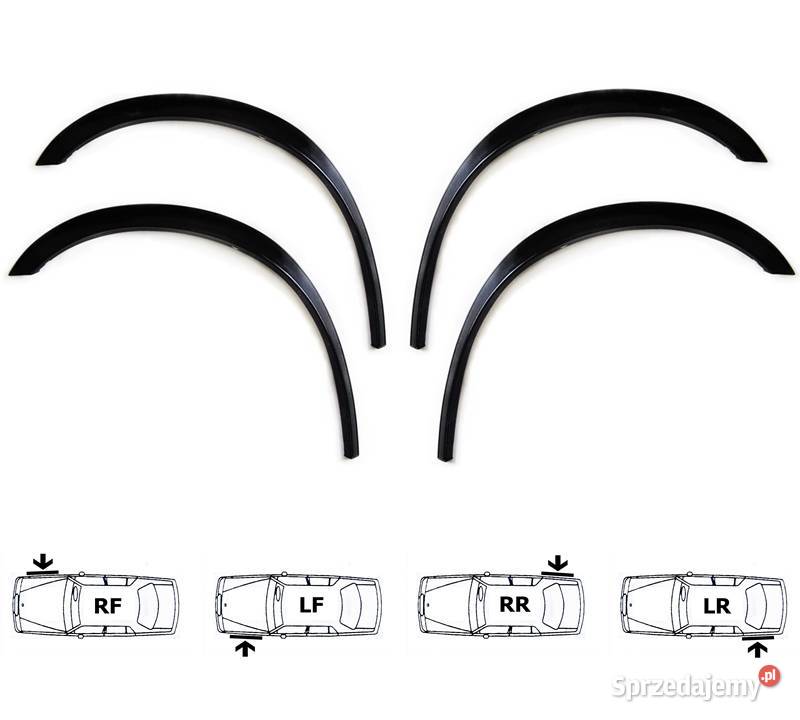 Honda Accord nakładki na błotnik czarny mat 4 Ostrów Wielkopolski sprzedam