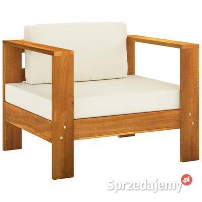 vidaXL 9cz zestaw wypoczynkowy do ogrodu kremowe Warszawa