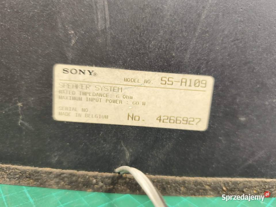 Głośniki Sony SSA109 Dąbrowa Górnicza