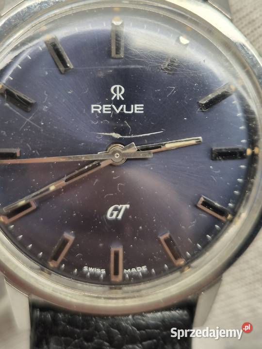 Zegarek vintage Revue Serii GT Chorzów