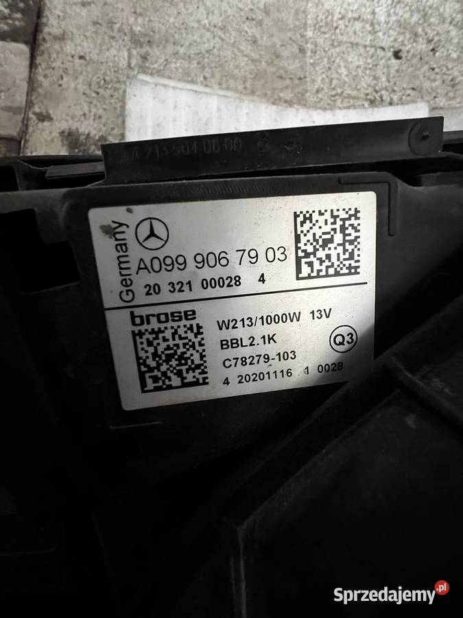 Chłodnice do Mercedesa W213 Stan świętokrzyskie Kielce