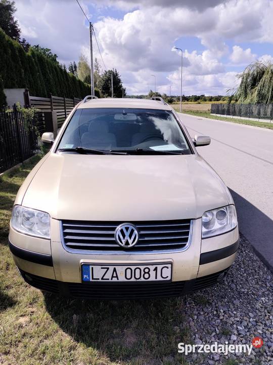 Volkswagen Passat B5 FL 19 TDI 101 HAK Rok produkcji 2001 Zamość sprzedam