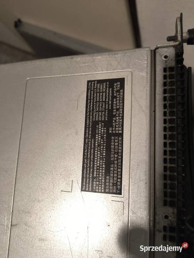 Serwer 1u Dell PE 1950 225GHz quad core 16GB Kraków sprzedam