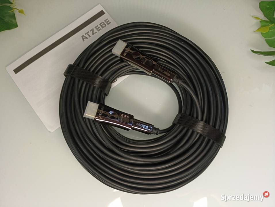 Kabel światłowodowy HDMI ATZEBE 30m Trzcianka