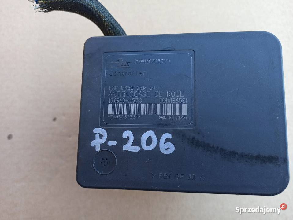 Peugeot 206 Pompa ABS ESP 9659137080 10096011573 Bolesławiec