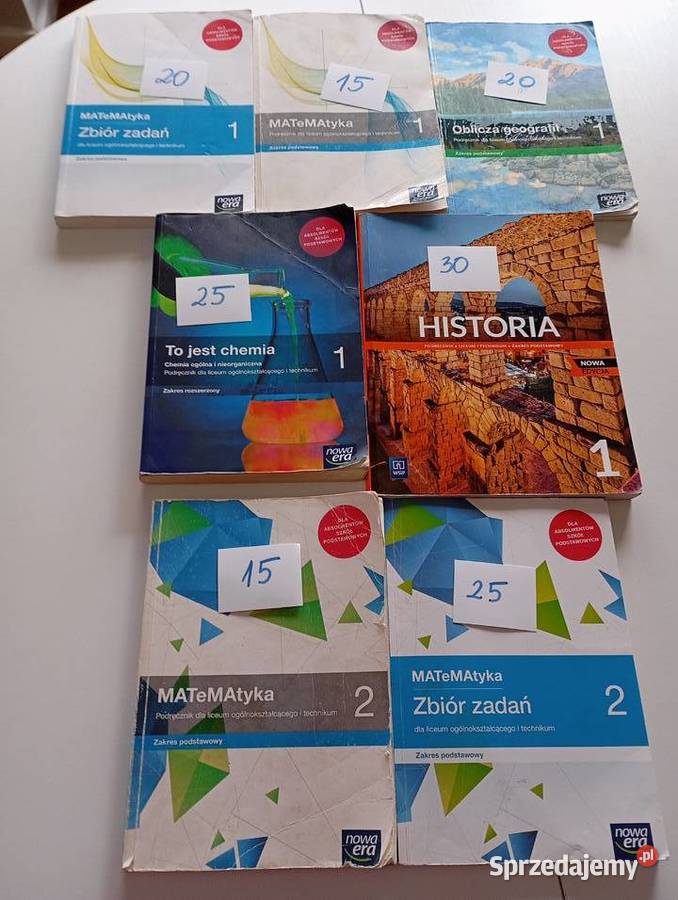 Podręczniki LO 1 2 klasa Kołobrzeg sprzedam