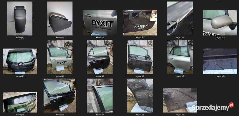 Części Toyota Auris 1 E15 Chwaszczyno sprzedam