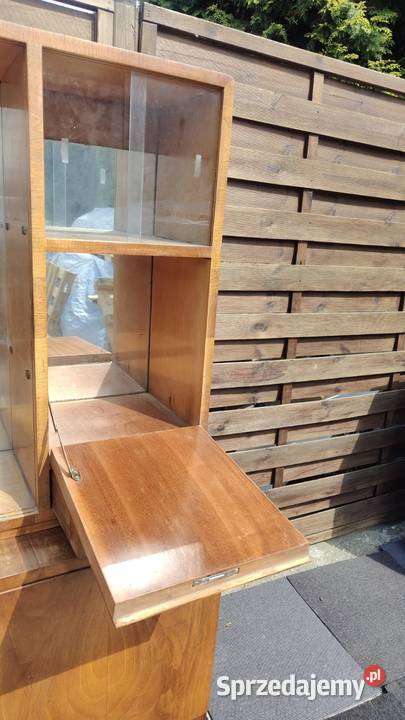 Kredens komoda z nadstawką PRL vintage Dom i Ogród Warszawa sprzedam